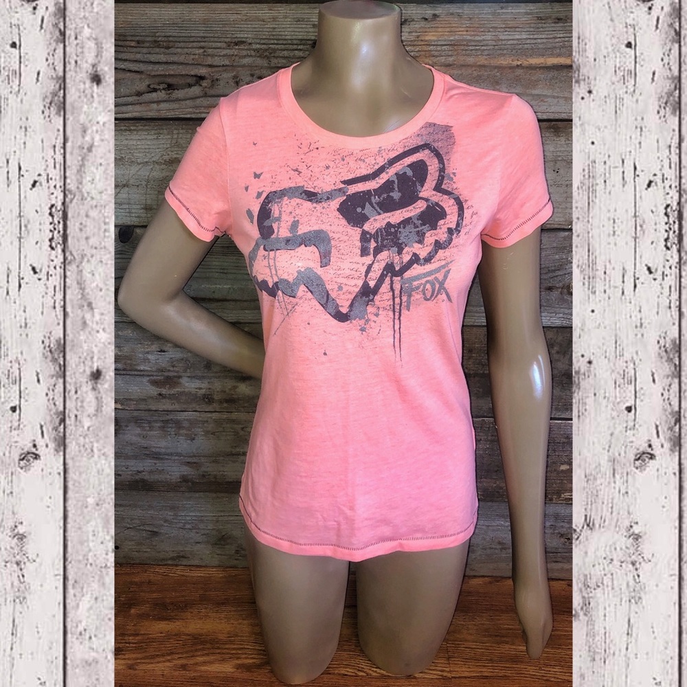 5/$25 Small FOX Racing Graphic Fitted Tee Shirt